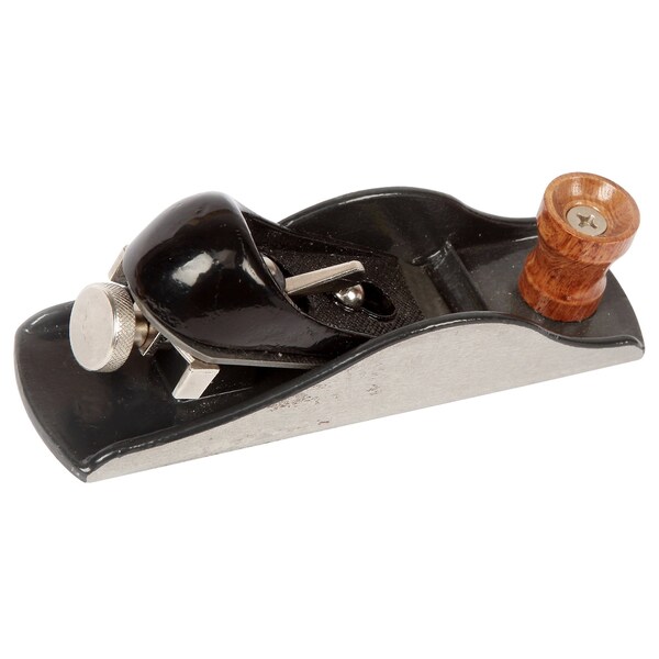 Prime-Line WORKPRO Block Plane, 1-5/8 in. Wide Blade, Cast Iron Body, Adjustable Cutting Depth, Black W052002 - main